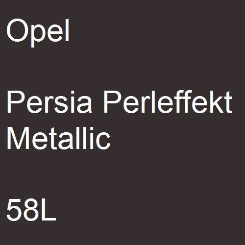 Opel, Persia Perleffekt Metallic, 58L.